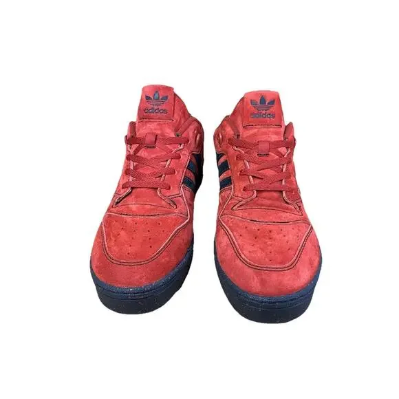 - Adidas x Marvel Rivalry Low Deadpool Red Suede JR2480 Men's Shoe Size 18
